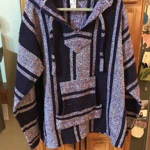 Drug rug style Hooded pullover